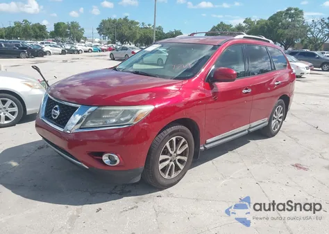 2014 Nissan Pathfinder Sl из США, поврежденный, VIN 5N1AR2MM0EC693026